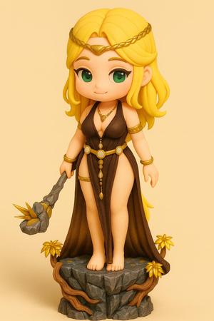 Queen Marika Elden Ring 3D Print Chibi Model