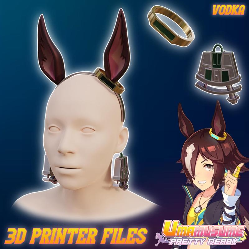 Vodka Cosplay Ears and EarringsAccessories Uma musume: Pretty Derby