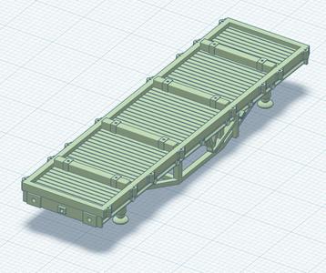 N Gauge GWR Macaw H/BR Bogie Bolster A Wagon