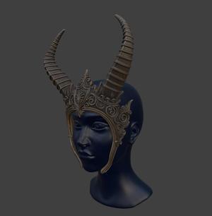 🖤 Gothic Horn Headbands