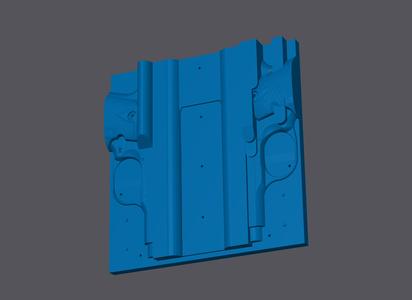 KIMBER MICRO 9 - CRIMSON CARRY - SPLIT VACUUM HOLSTER MOLD