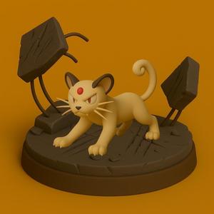 Pokemon battle style - Persian #053