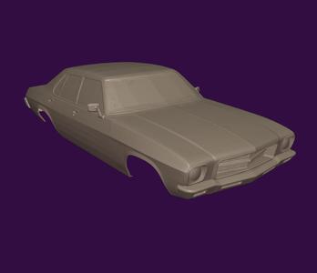 RC BODY HQ KINGSWOOD HOLDEN 4DR SEDAN 3D STL PRINT