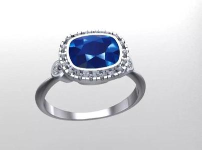 big sapphire ring