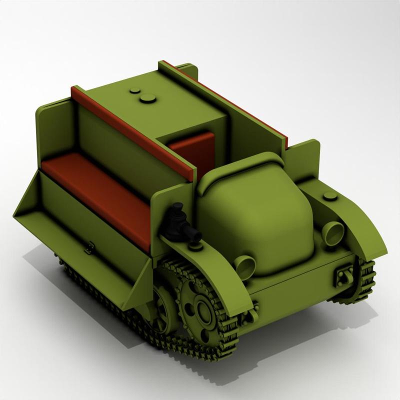 Pioneer Soviet Artillery Tractor – “Pioneer” (1/35 – 1/43 – 1/72) 🚜
