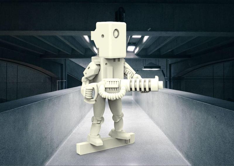 28mm Stapler Battle Droid Miniature