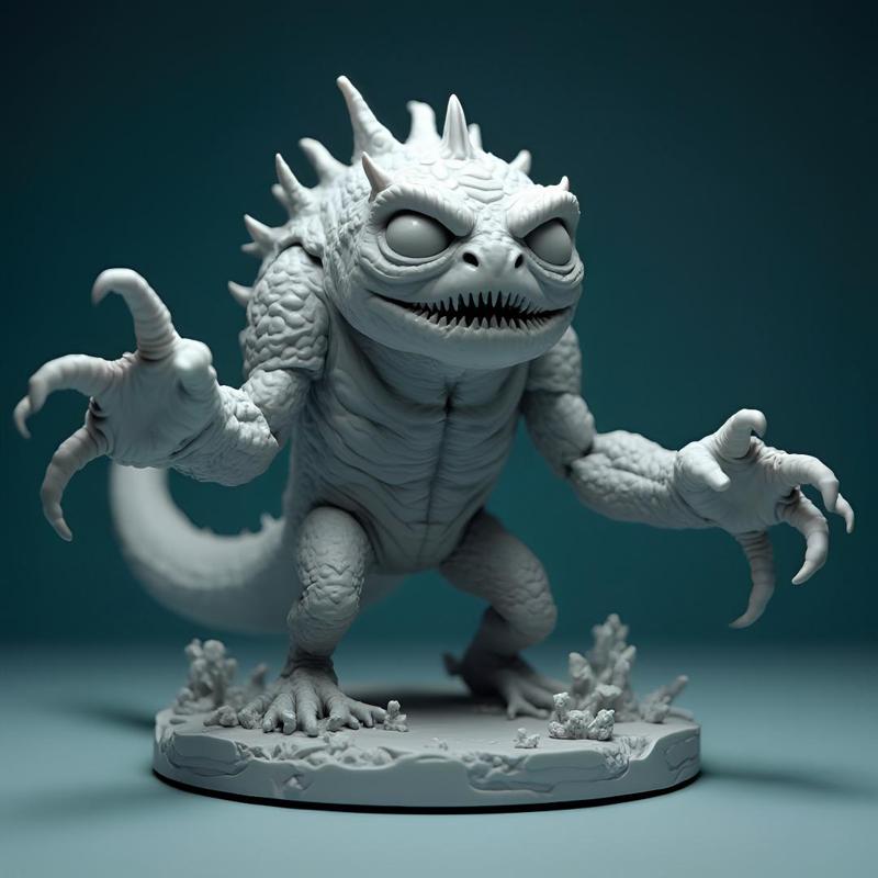 Spiked Terror: 28-32mm Scale Fantasy Miniature