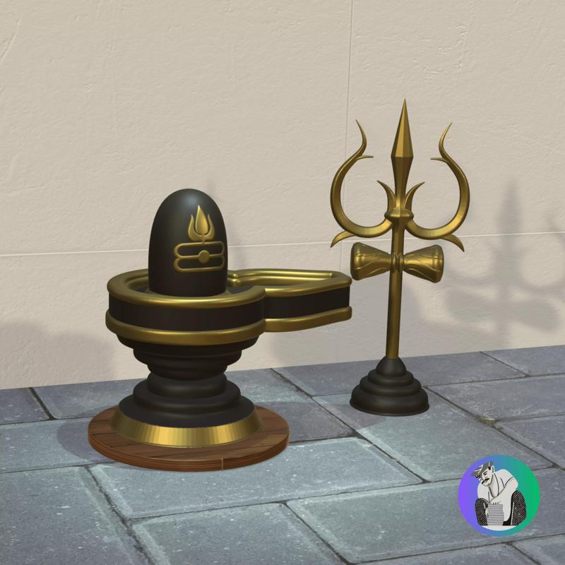 Lord Shiva Shivling Shivalingam Mahakal Idol 7 Inch