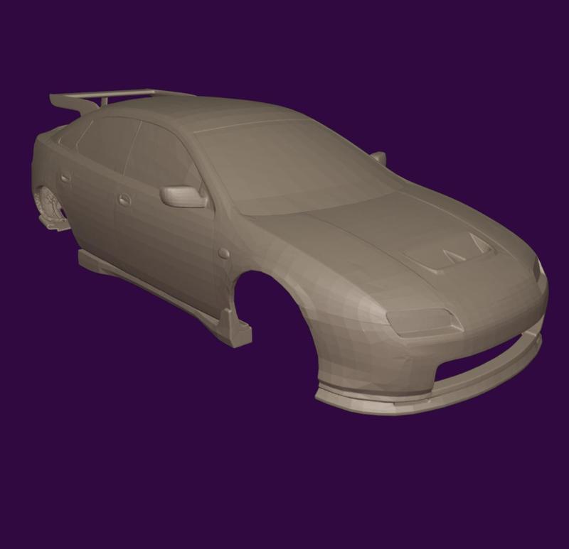 RC BODY 323 MAZDA LANTIS TYPE-R 3D STL PRINT