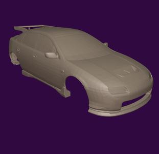 RC BODY 323 MAZDA LANTIS TYPE-R 3D STL PRINT