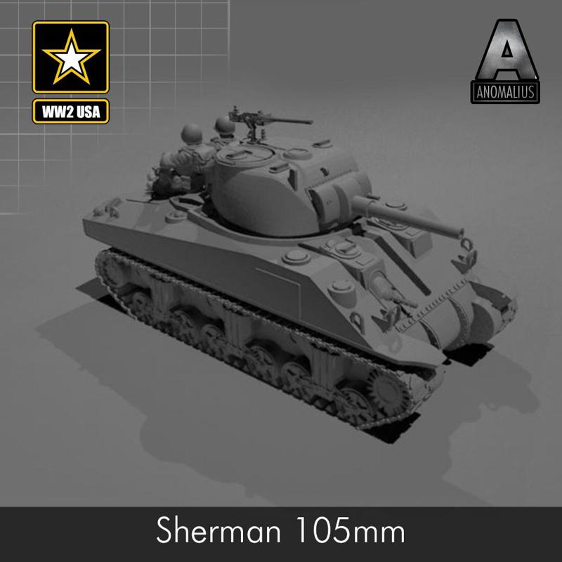 sherman 105mm gun