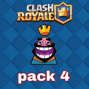 clash royale clash royale emotes keychains pack 4