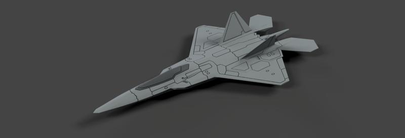 Ace Combat 3 F-22C Raptor II Concept