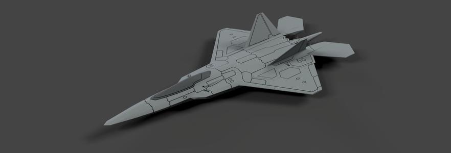 Ace Combat 3 F-22C Raptor II Concept