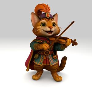 DnD Bengal Cat Bard