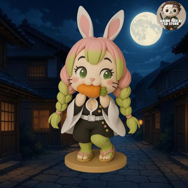 Love Hashira Mitsuri - Chibi Fan Art 3D Model