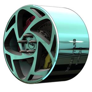 Radi8 R8B5 flat 19 inch 1/24 scale