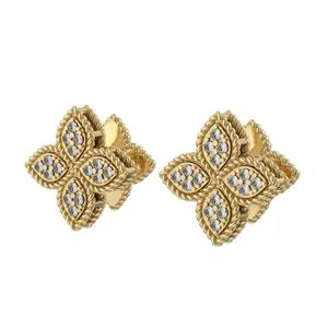 N199 Earrings 4-leaf