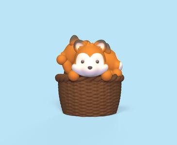Foxes In The Basket