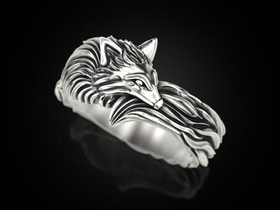 Fox band ring