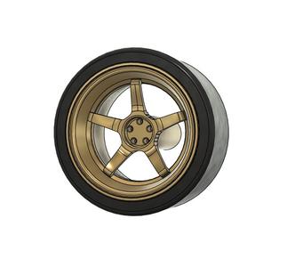 JDM Wheels 5 spoke for 1:64 scale