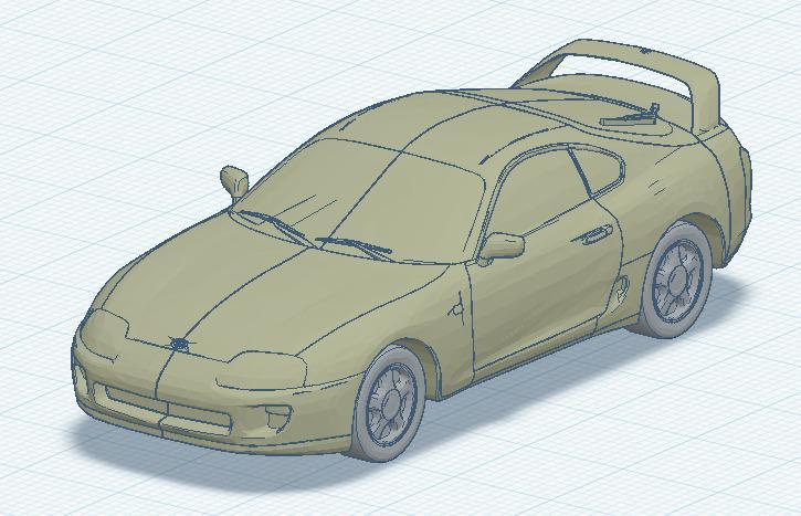Toyota Supra mk4 Hot Wheels scale