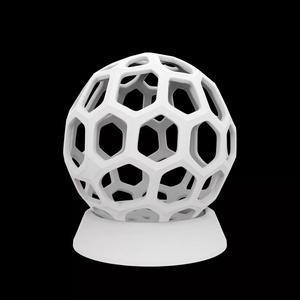 Lattice Sphere Sculpture 3D Printable Model