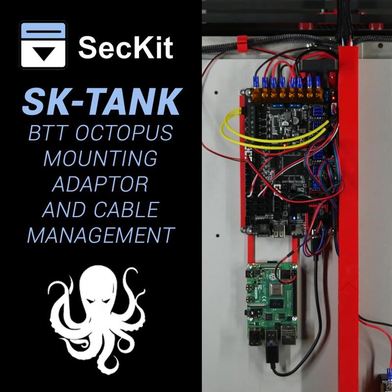 SecKit SK-Tank BTT Octopus adaptor and cable management