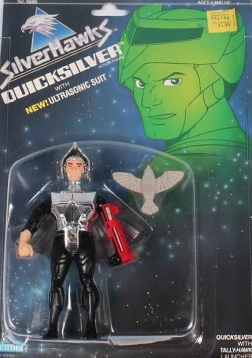 Silverhawks Ultrasonic Suit Quicksilver Kenner