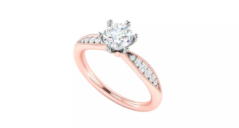 Solitaire Engagement Wedding Ring