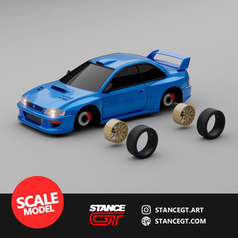 Subaru Impreza 22B | SCALED | Scale Model kit car