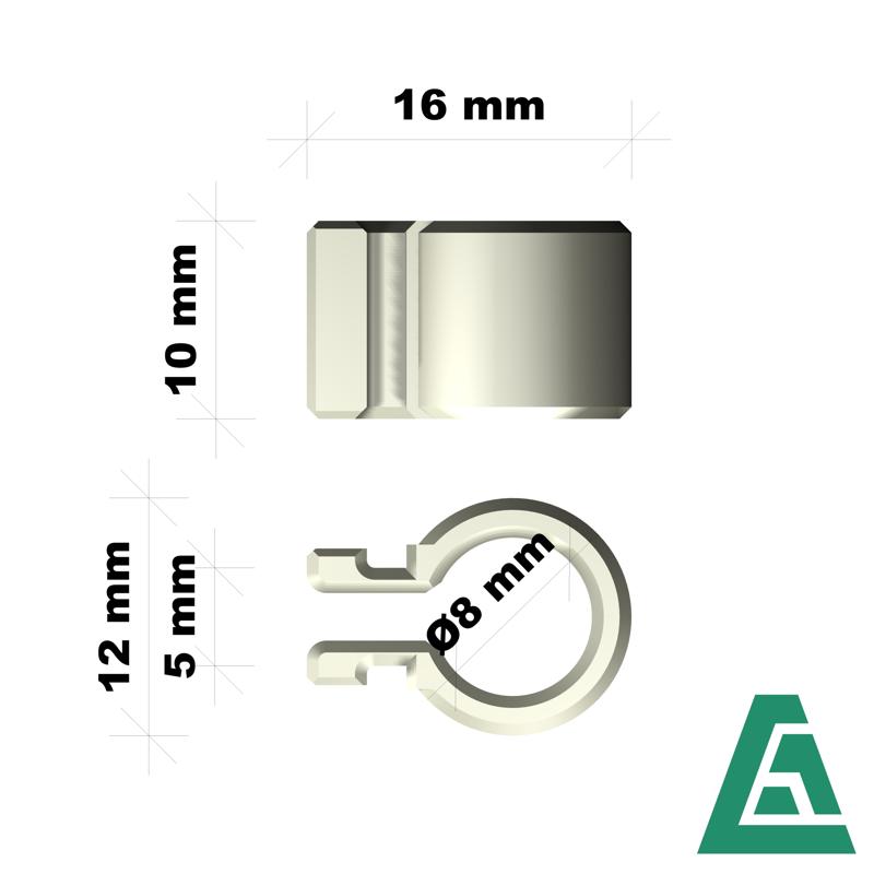 AC CableClip 20x20 I-Type Extrusion