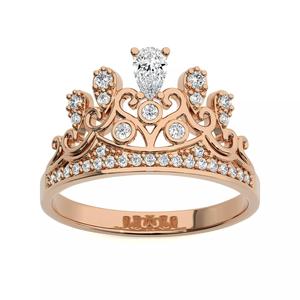 Crown Ring renders 3dm stl details