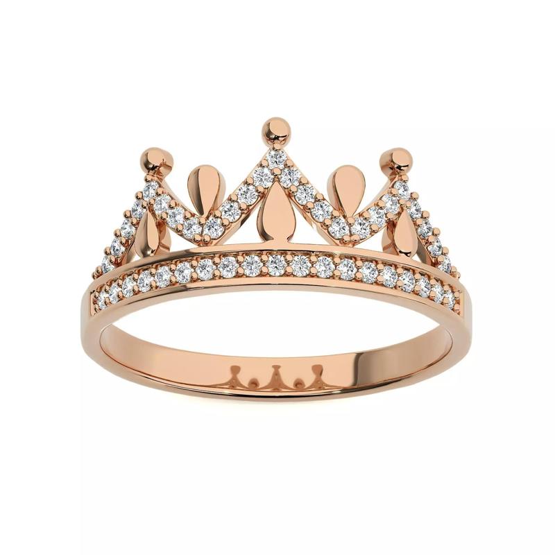 Crown Ring renders 3dm stl details
