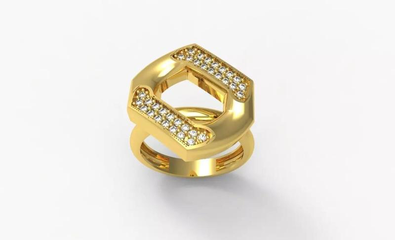 Chain Diamond Ring