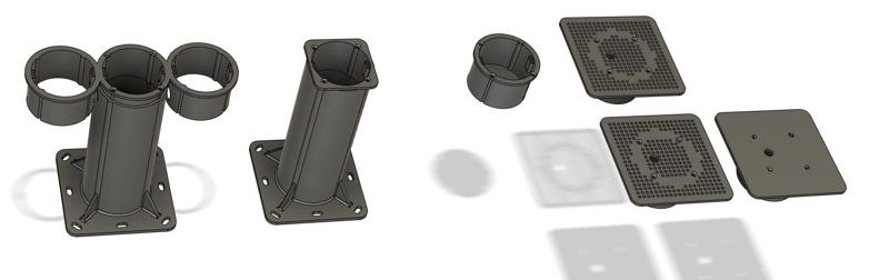 Electric / wiring box system for thermally insulated buildings (KOPOS)