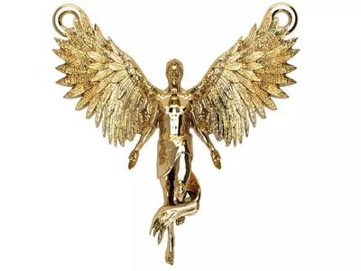 angel pendant wings printed
