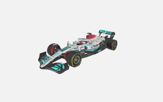Mercedes W13 - Mercedes-AMG Petronas Formula One Team - 2022