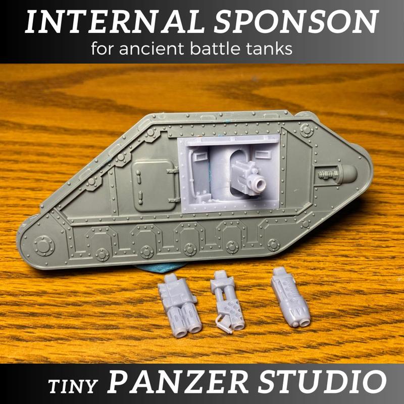 Internal Sponson for Ancient Imperial Battle Tanks