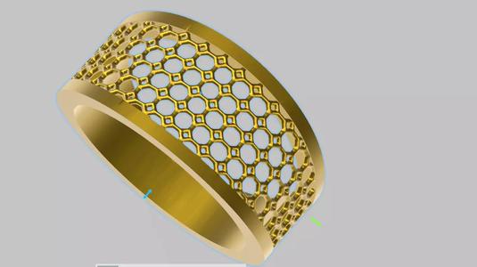 contemporary jali ring stl verified