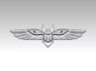 Egypt scarab bug relief artifact beetle amulet