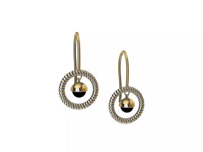 CONTEMPORARY ROPE EARRINGS