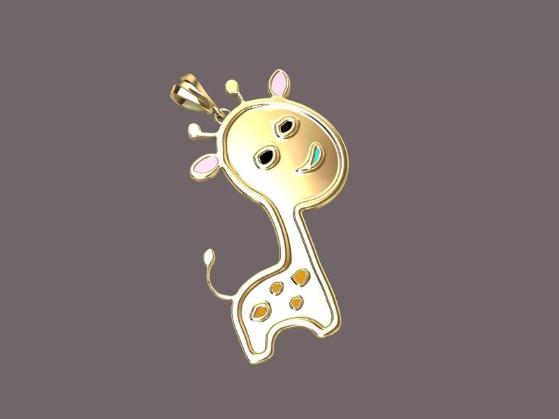 cute giraffe pendant