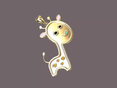 cute giraffe pendant