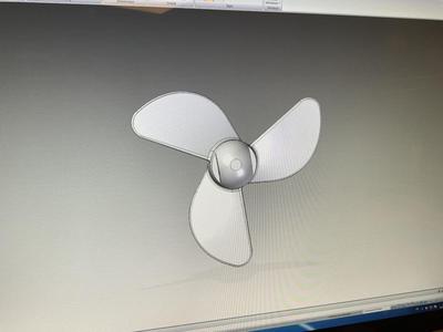 Mercury 2.5/3.5 HP Propeller