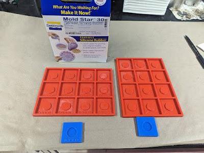 Dynamic Shear Rheometer Silicon Mold Template