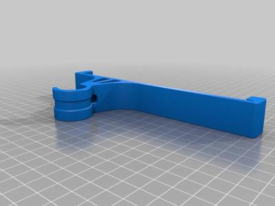 Curtain bracket for roller blind rail