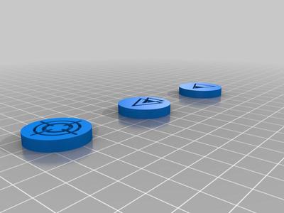 Epic Warpath - 3 Command Tokens Recessed
