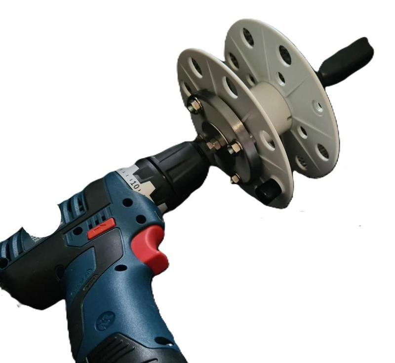 Schaltdrahthaspel Umbau Schaltdraht spulenfrei umwickeln Schaltdrahtgehäuse Kabel cable Schnur switching wire Dehn & Söhne 585010 Drahthaspel B40mm