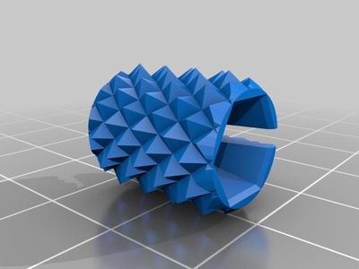 knurly remix slotted with internal nubs for retention 